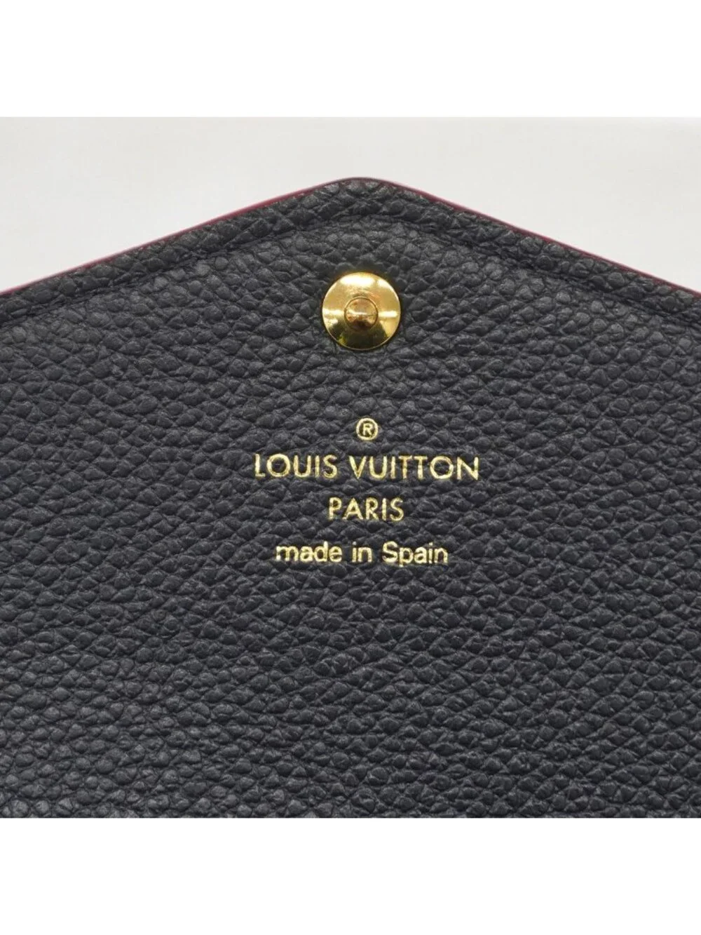 Louis Vuitton Wallet Monogram Empreinte Portefeuille Sarah Marine Rouge